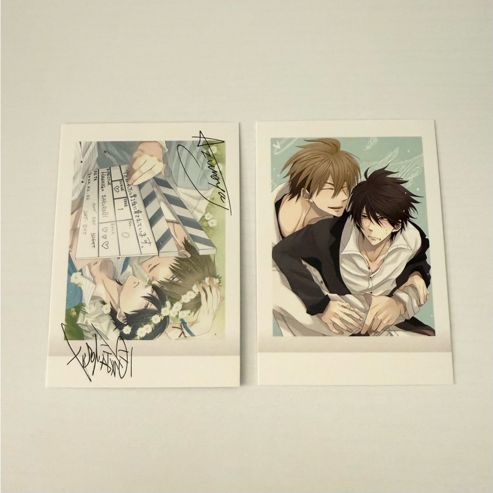 Anime official collectible cards dakaichi yaoi bl